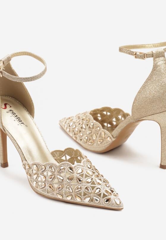 Pantofi stiletto Aurii 6