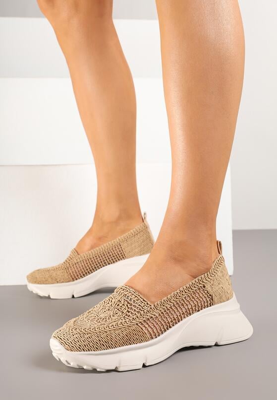 Pantofi casual Bej închis 2