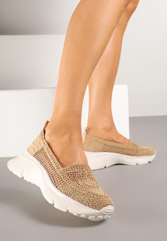 Pantofi casual Bej închis 1