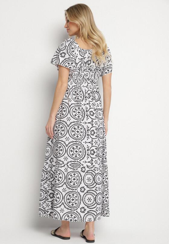 Rochie Neagră cu alb 3