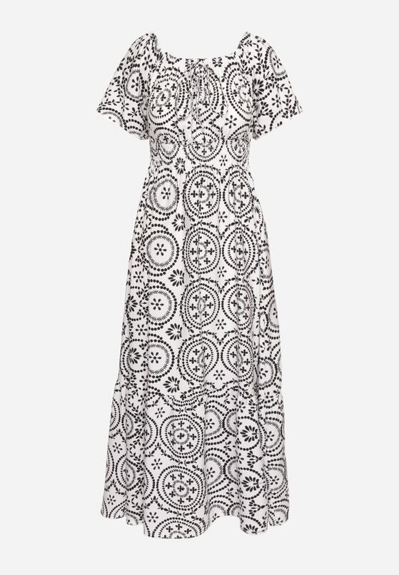 Rochie Neagră cu alb 6