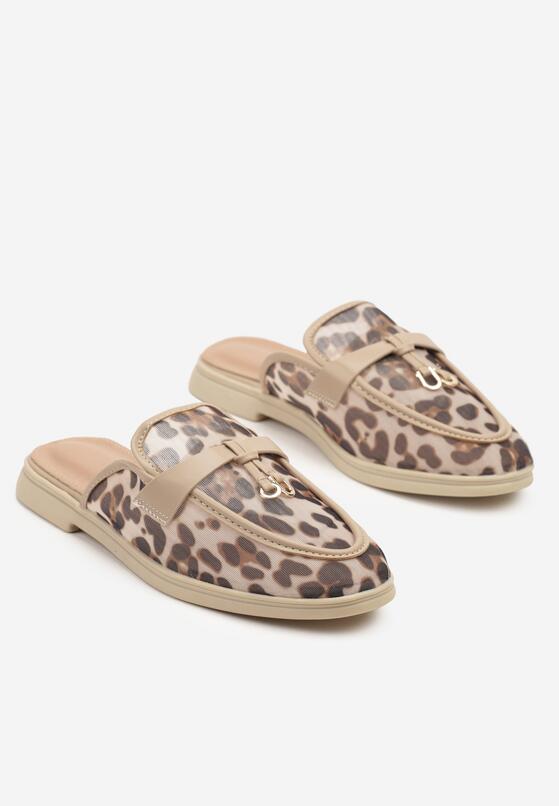 Papuci Imprimeu leopard 5