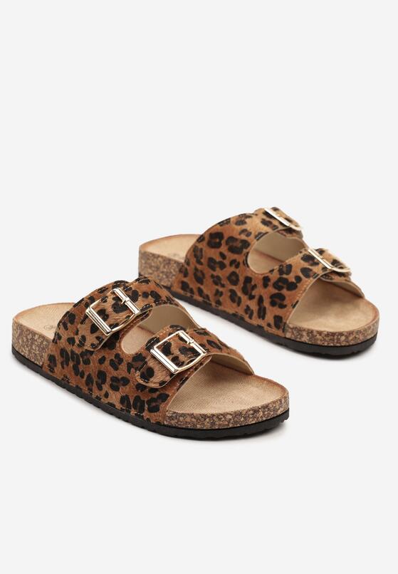Papuci Imprimeu leopard 5