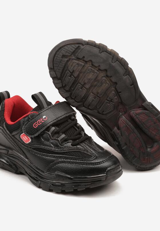 Pantofi sport Negru cu roșu 3