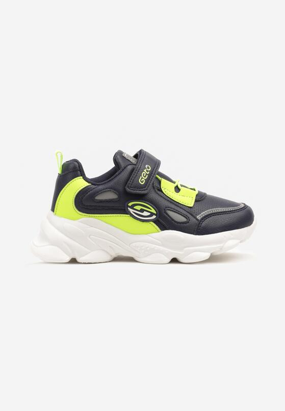 Pantofi sport Albastru cu verde 1