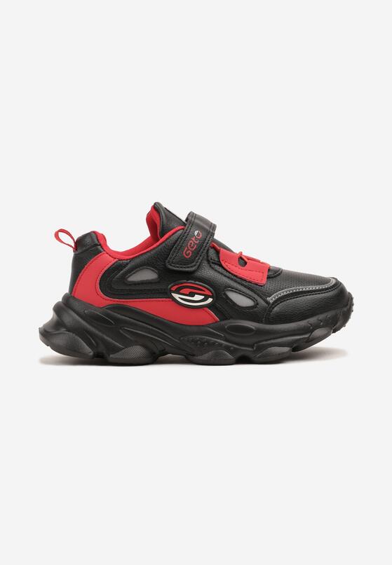 Pantofi sport Negru cu roșu 1