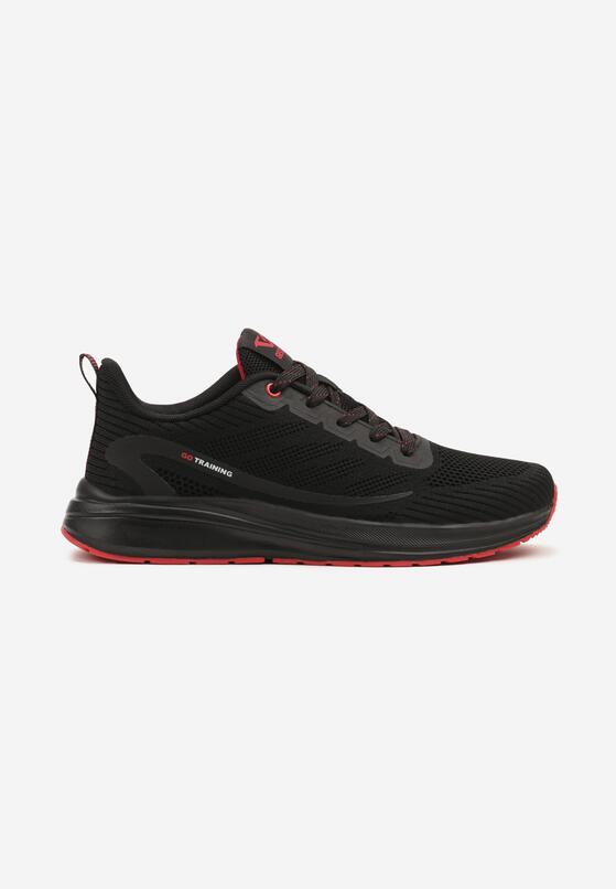 Pantofi sport Negru cu roșu 1