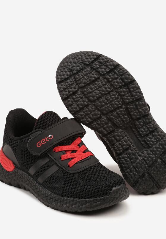 Pantofi sport Negru cu roșu 3