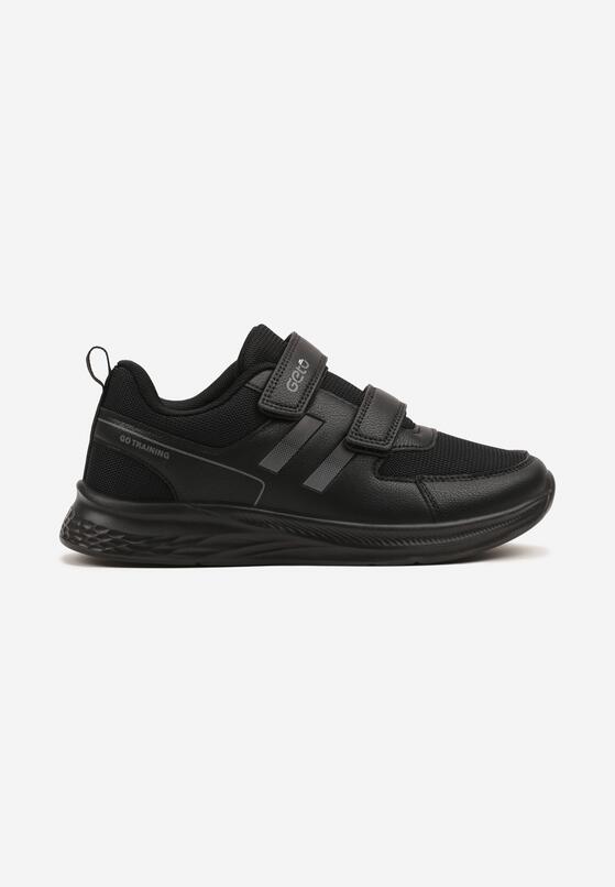 Czarne Buty Sportowe Sneakersy Zapinane na Rzep Telorea 1