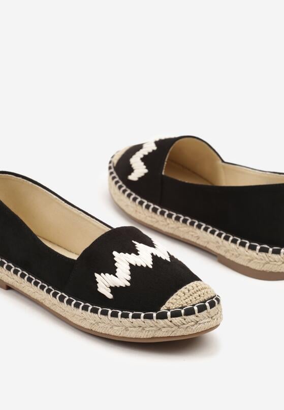 Fekete Espadrilles 6