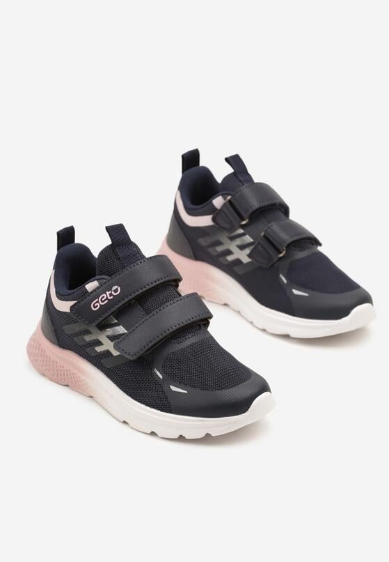 Pantofi sport Albastru cu roz 2