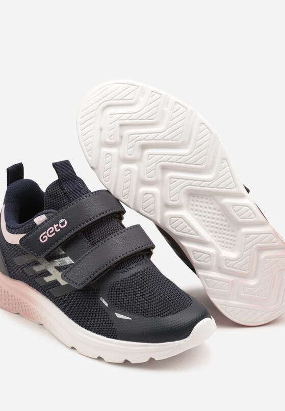 Pantofi sport Albastru cu roz 3