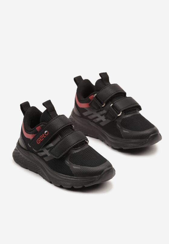 Pantofi sport Negru cu roșu 2