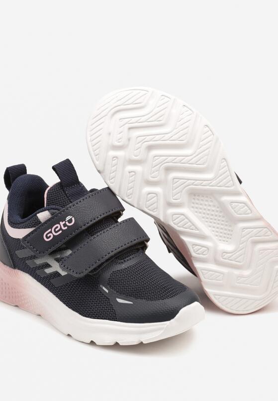 Pantofi sport Albastru cu roz 3