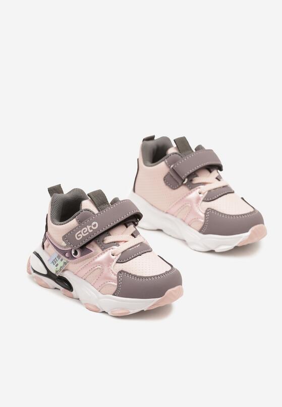 Pantofi sport Roz cu gri 2
