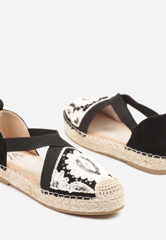 Fekete Espadrilles 6