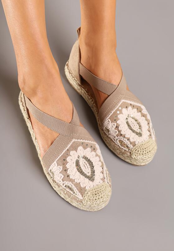 Sötét bézs Espadrilles 3