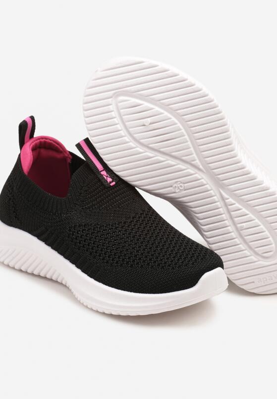Pantofi sport Negru cu fucsia 3