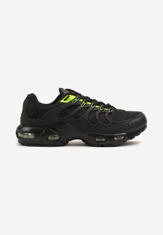 Pantofi sport Negru cu verde 1