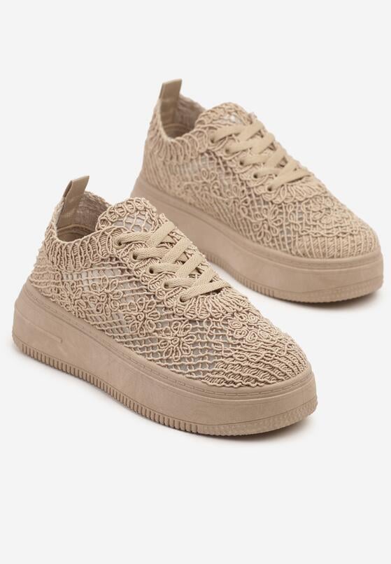 Sneakers Bej închis 5
