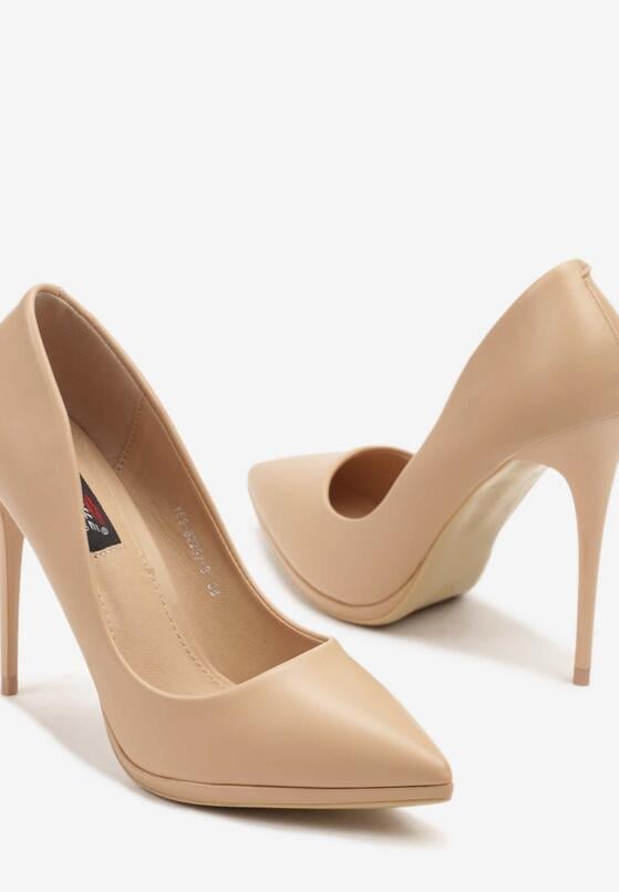 Pantofi stiletto Bej 6