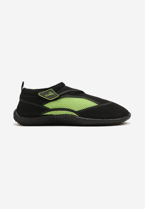 Pantofi sport Negru cu verde 1