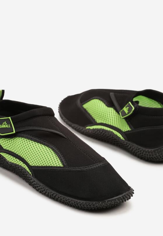 Pantofi sport Negru cu verde 3