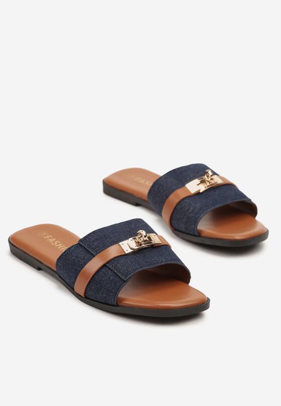 Papuci Bleumarin 5
