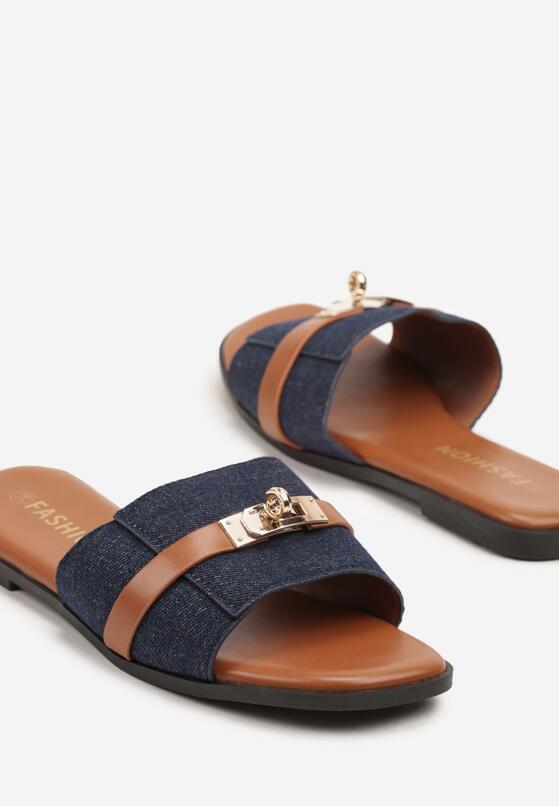 Papuci Bleumarin 6