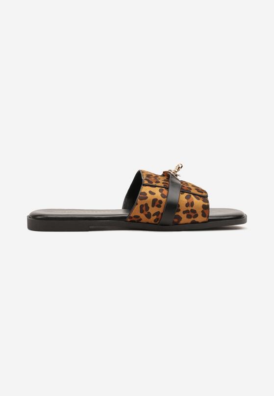 Papuci Imprimeu leopard 4