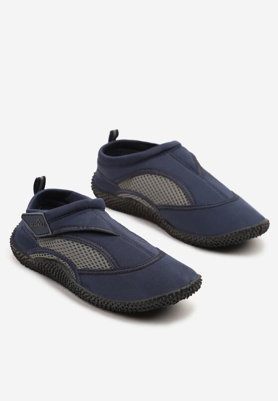 Granatowe Buty Sportowe do Wody z Zapięciem na Rzep  Ellienna 5