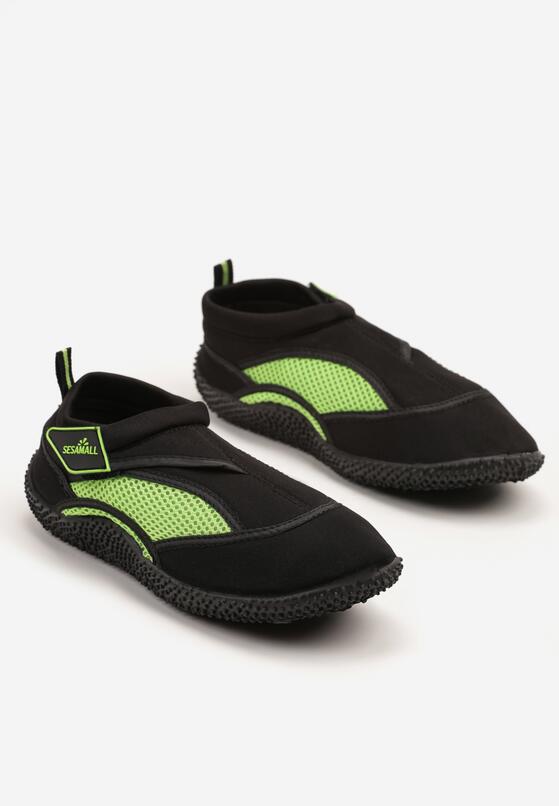 Pantofi sport Negru cu verde 5