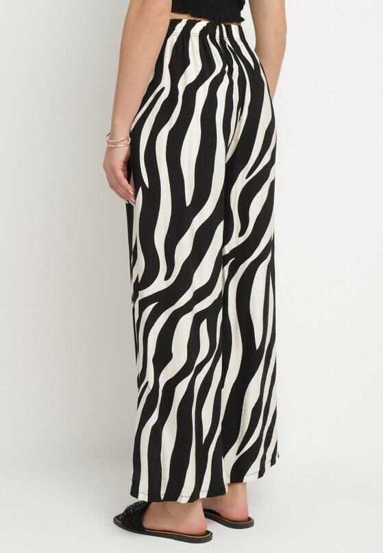 Pantaloni Negru cu alb 3