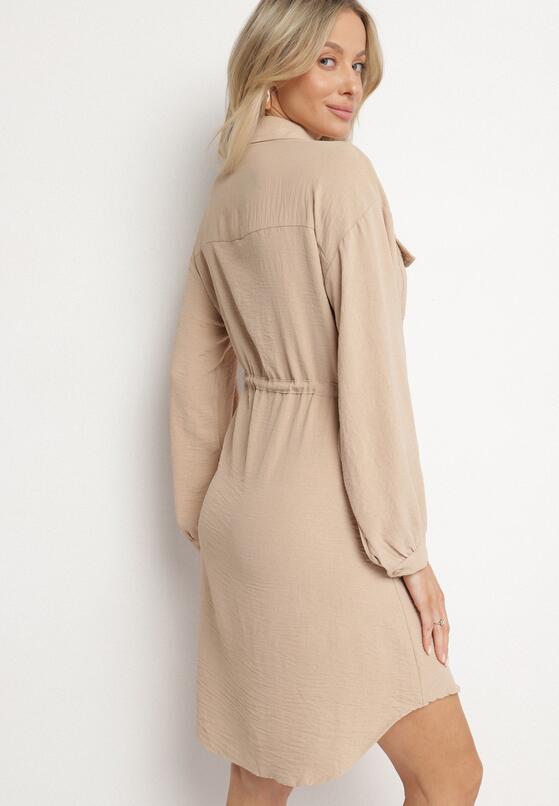 Rochie Bej închis 3
