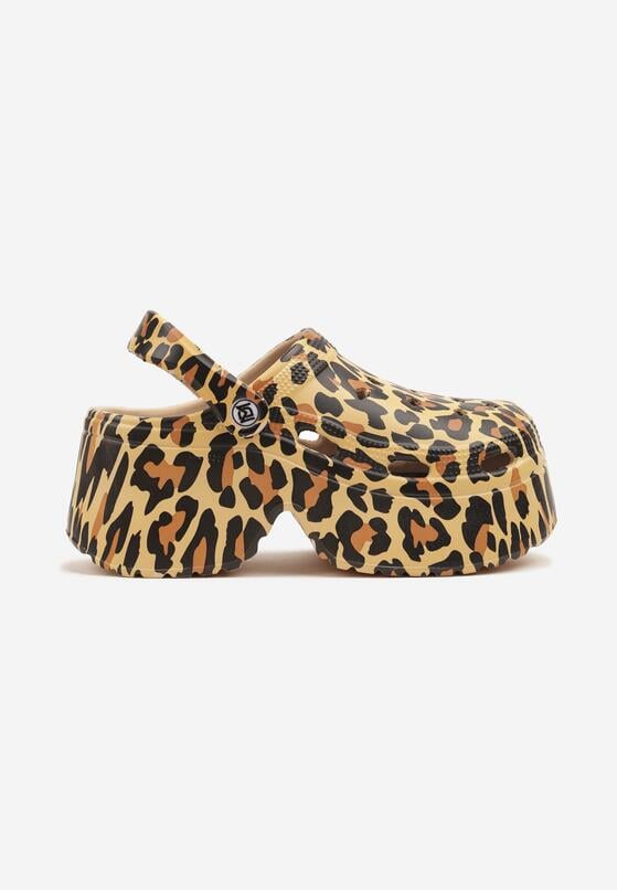 Papuci Imprimeu leopard 4