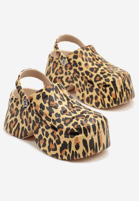 Papuci Imprimeu leopard 5