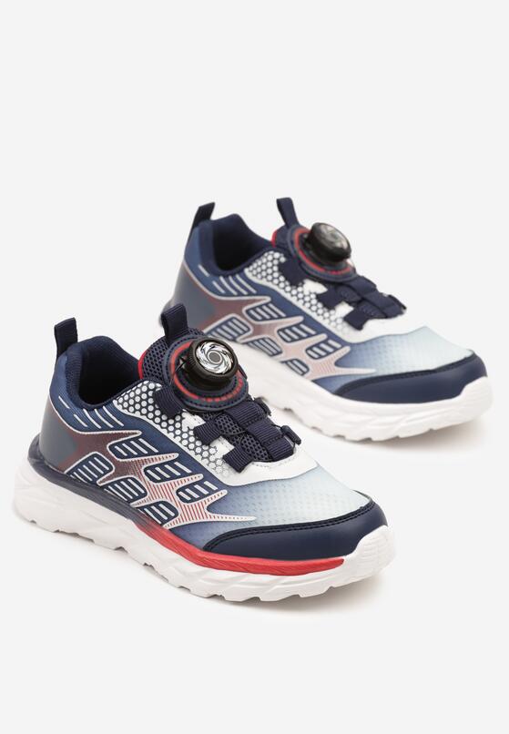 Pantofi sport Albastru cu roșu 2