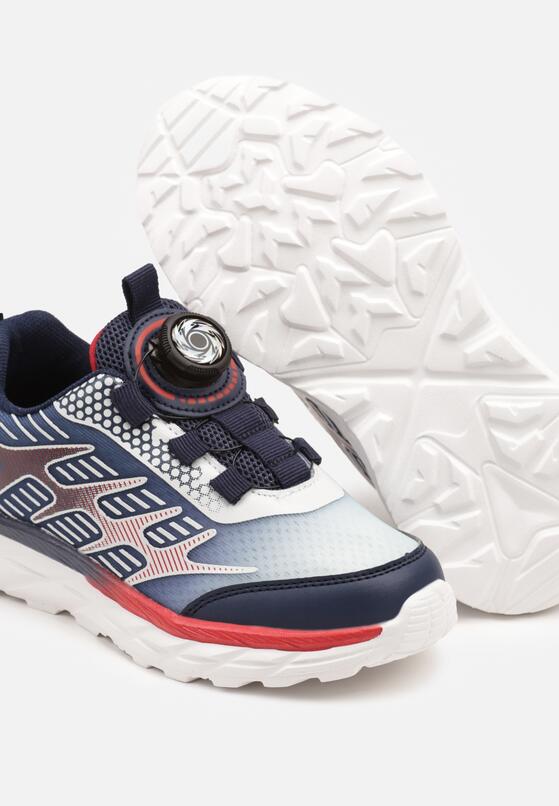 Pantofi sport Albastru cu roșu 3
