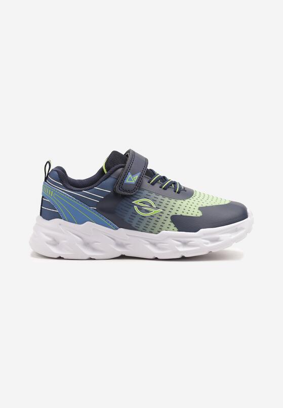 Niebieskie Buty Sportowe Sneakersy Ozdobione Ledami Ulanila 1