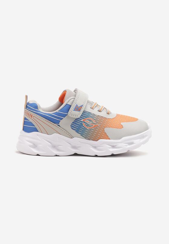 Szare Buty Sportowe Sneakersy Ozdobione Ledami Ulanila 1