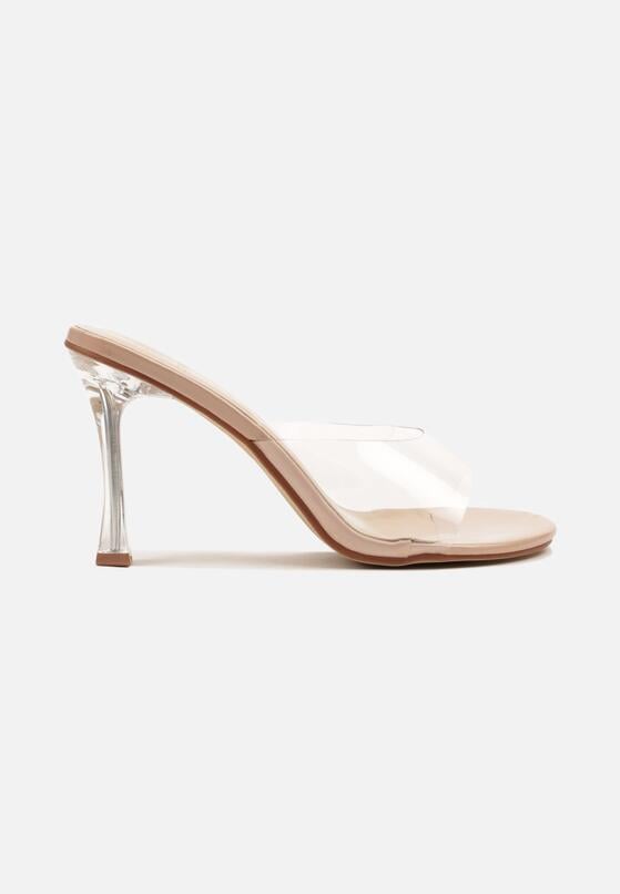 Pantofi stiletto Bej 4