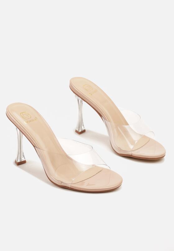 Pantofi stiletto Bej 5