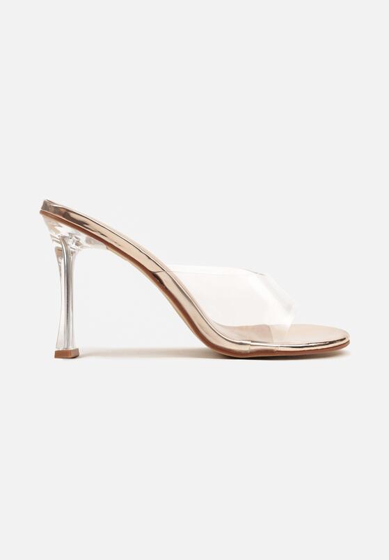 Pantofi stiletto Culoarea șampaniei 4