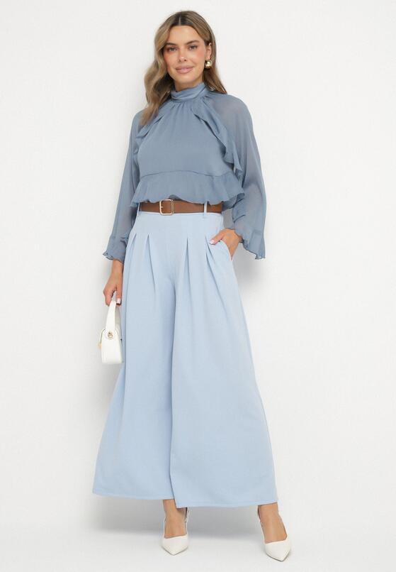 Pantaloni Albastru deschis 2