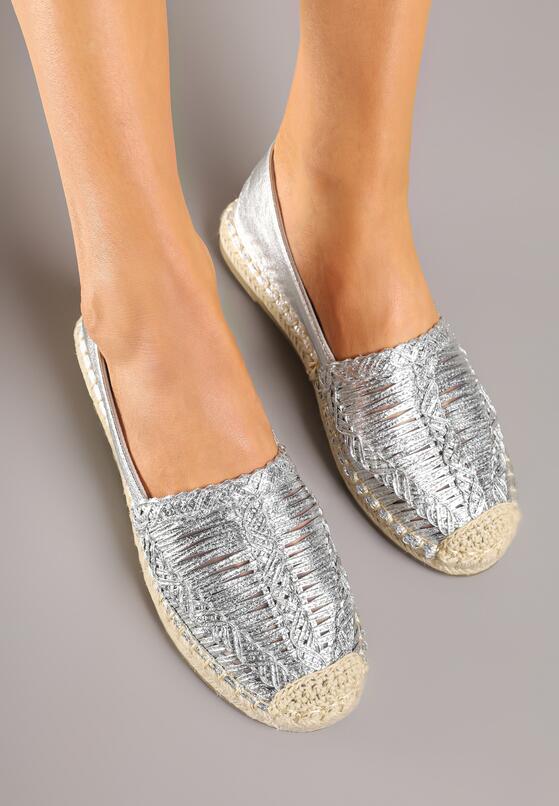 Espadrile Argintii 3