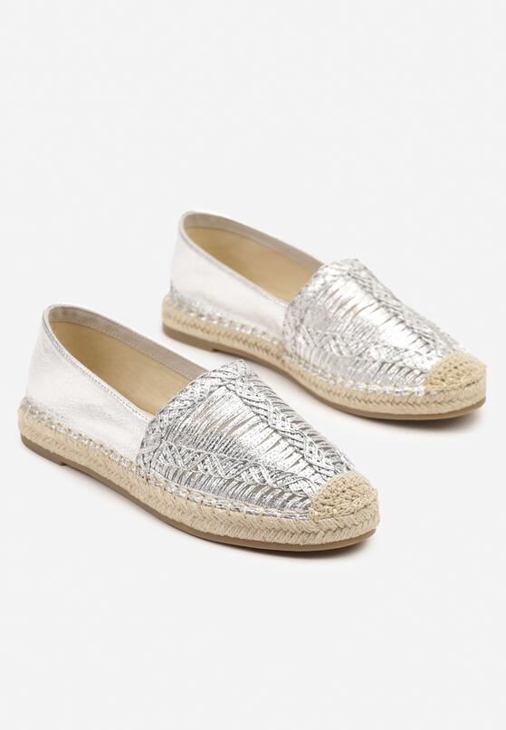 Espadrile Argintii 5