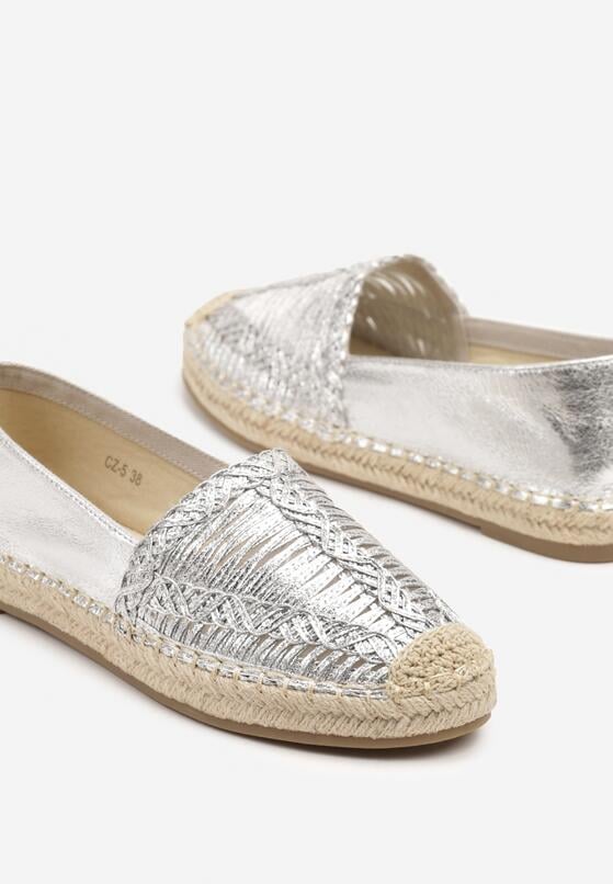 Ezüst Espadrilles 6