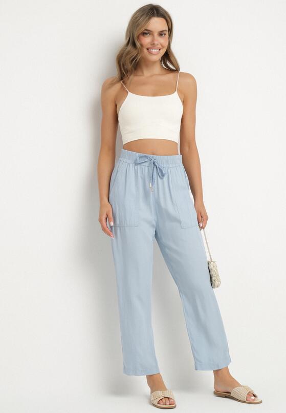 Pantaloni Albastru deschis 2