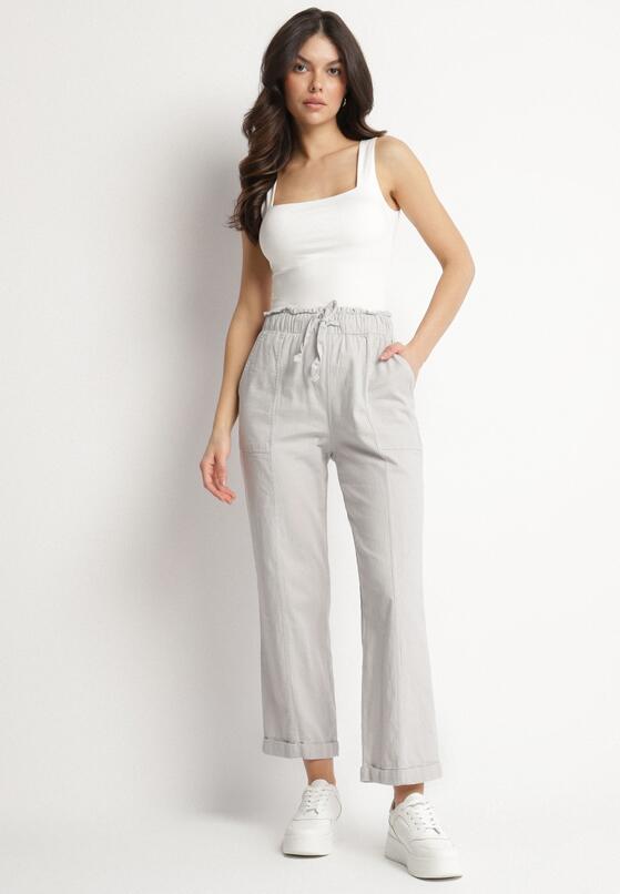 Pantaloni Gri deschis 4