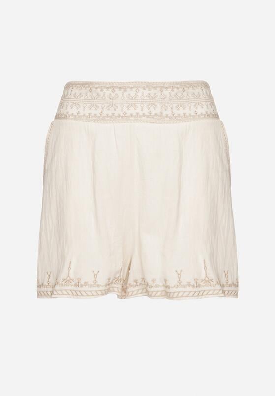 Pantaloni scurți Bej deschis 6